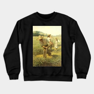 The Scythers (Back to the Farm) by NC Wyeth Crewneck Sweatshirt